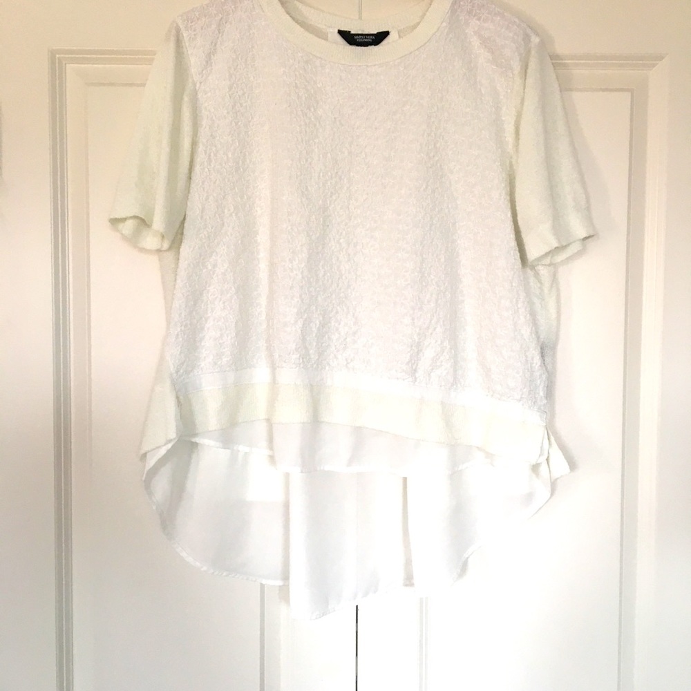 Simply Vera Textured/Layered Blouse